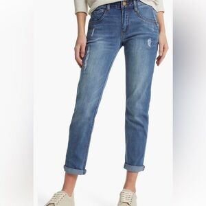 Wit & Wisdom Ab-Solution Side Pocket Girlfriend Jeans size 6
